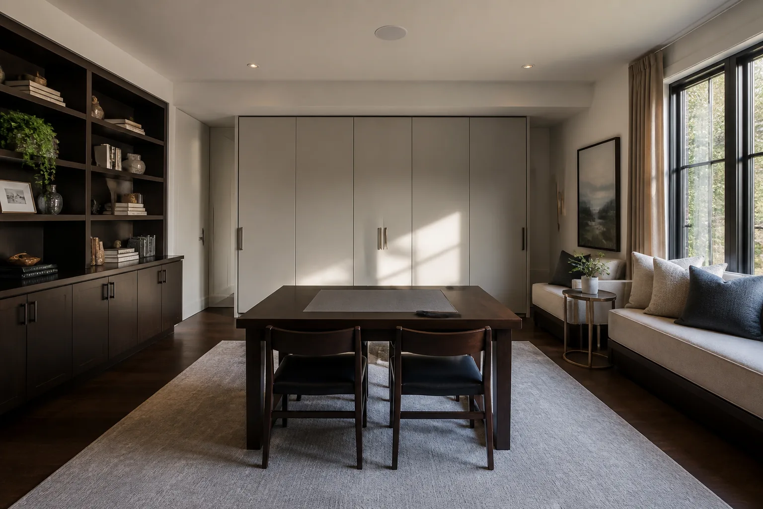 A multifunctional game room, designed for it