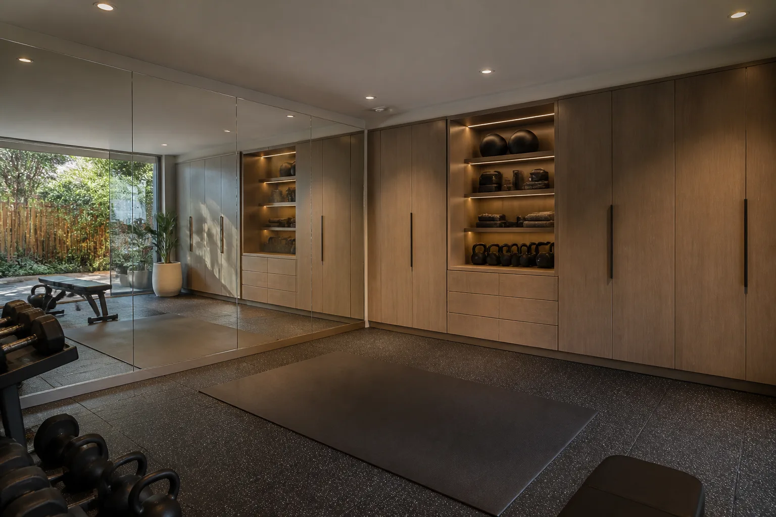 A multifunctional home gym, designed for it