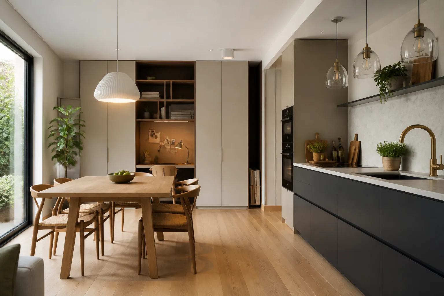A multifunctional kitchen-diner, designed for it