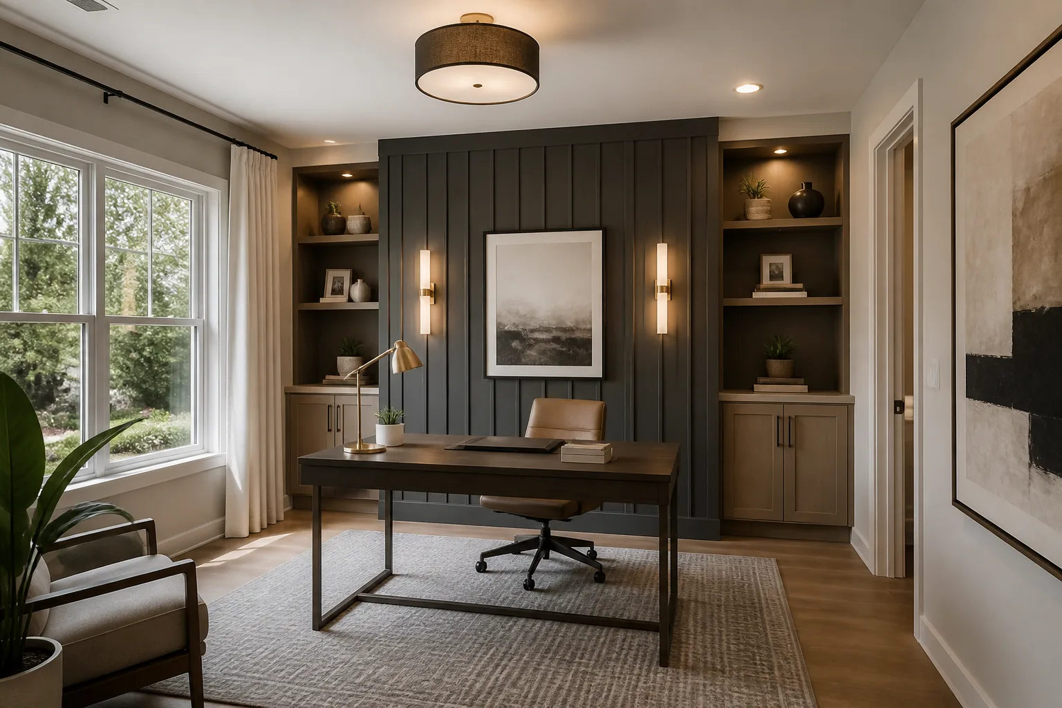 A new-build home office, designed for it