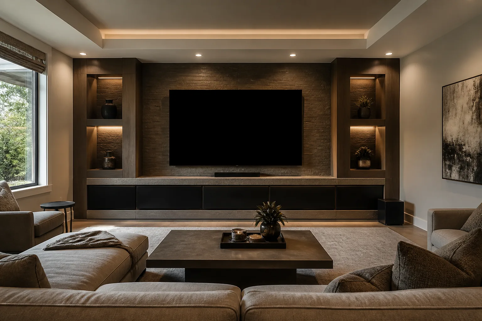 A new-build media room, designed for it