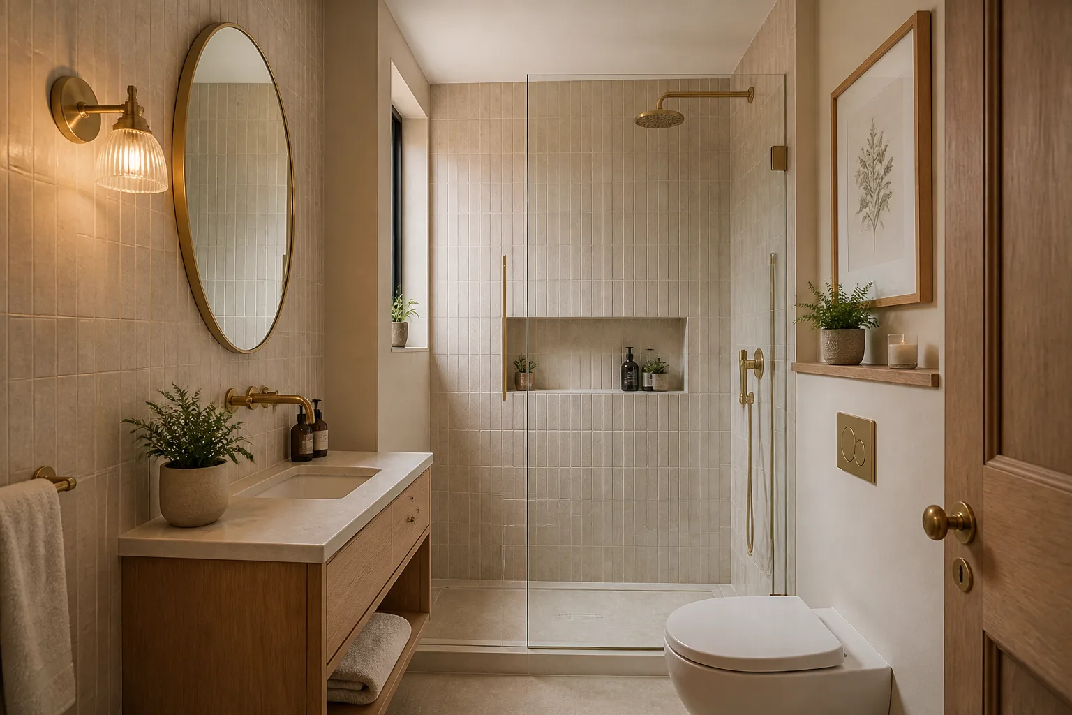 A north-facing ensuite, designed for it