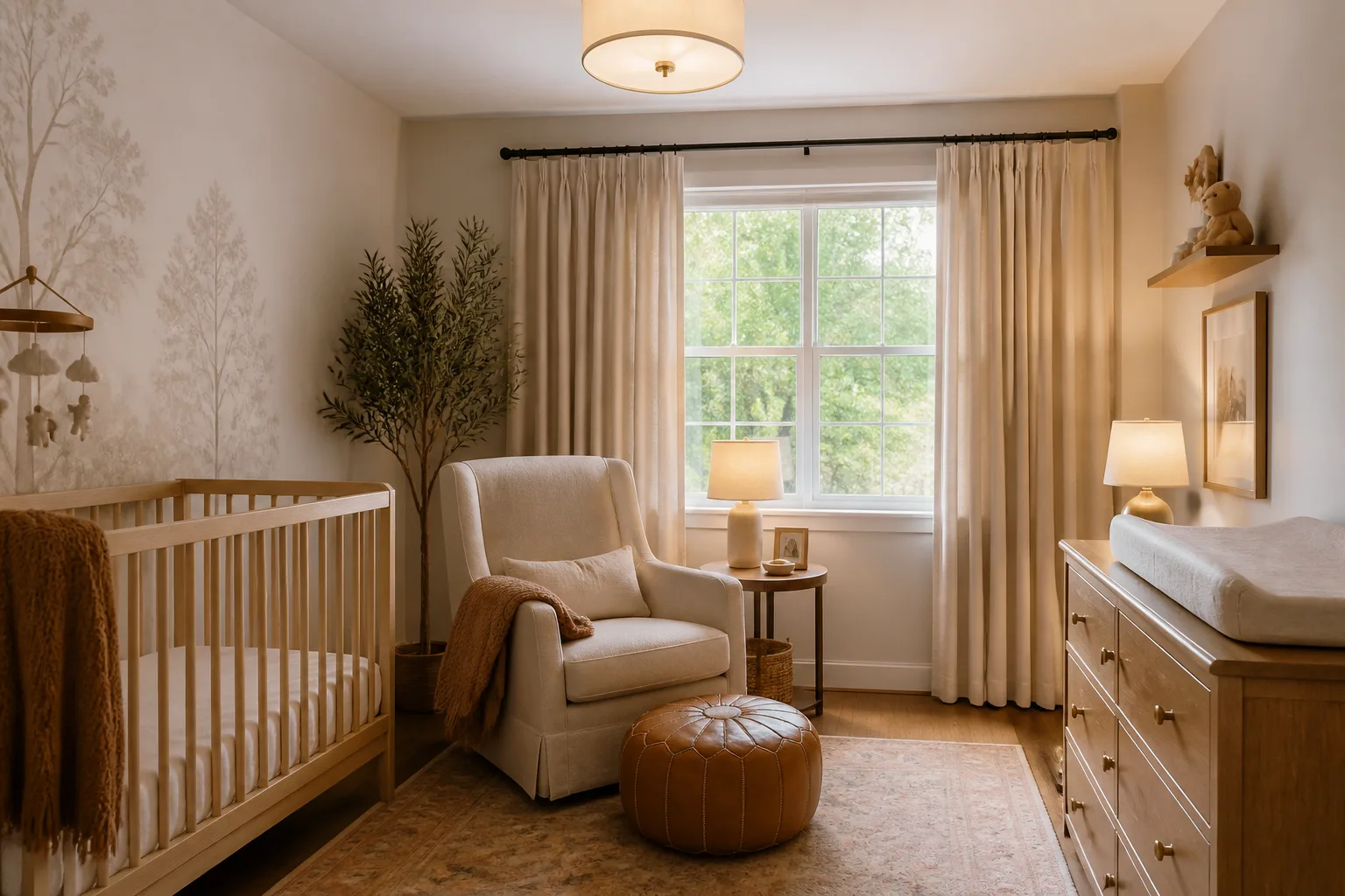 A north-facing nursery, designed for it