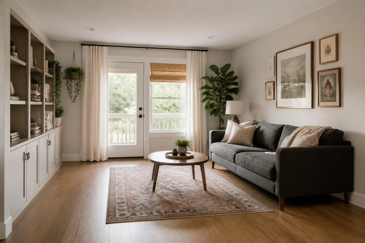 A small family room, designed for it