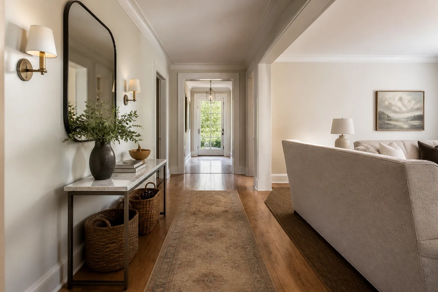 A walk-through entryway, designed for it