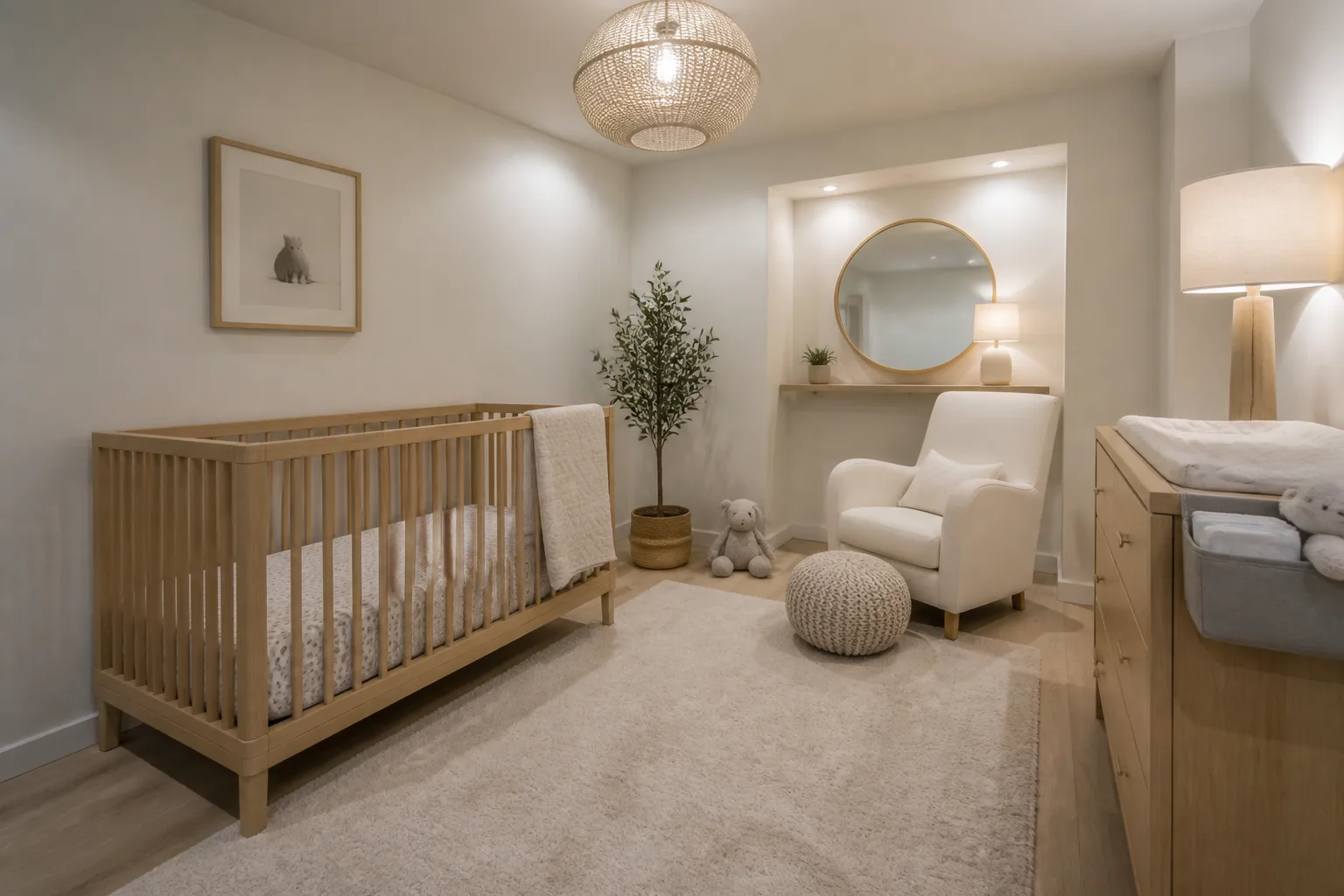 A windowless nursery, designed for it