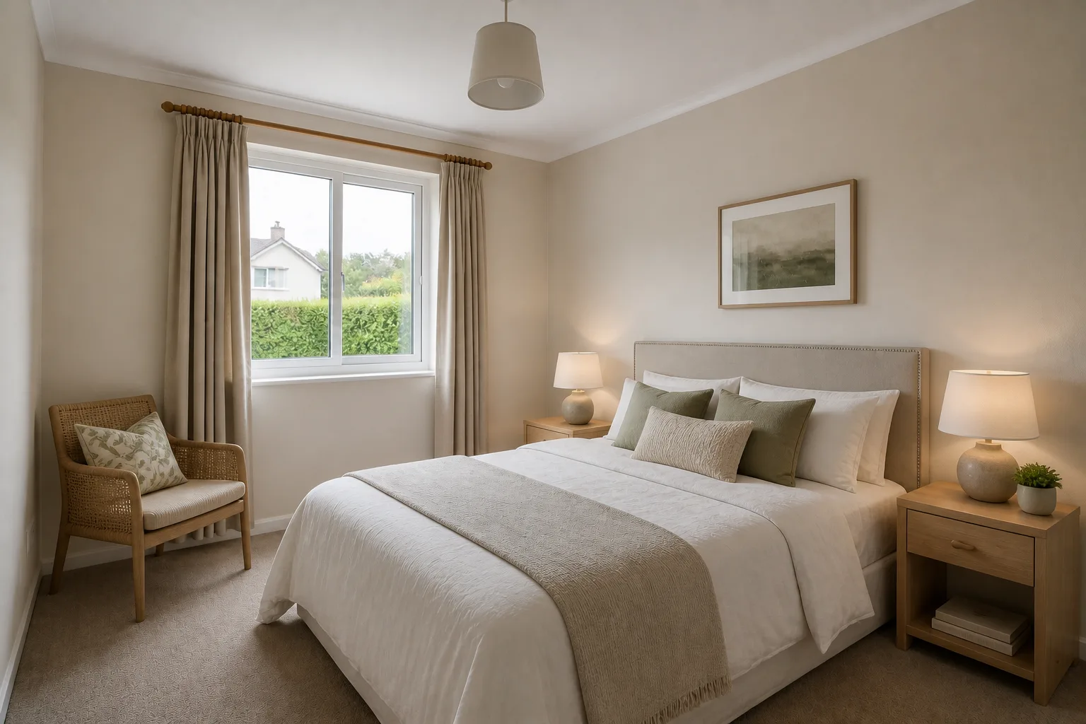 Bedroom — designed